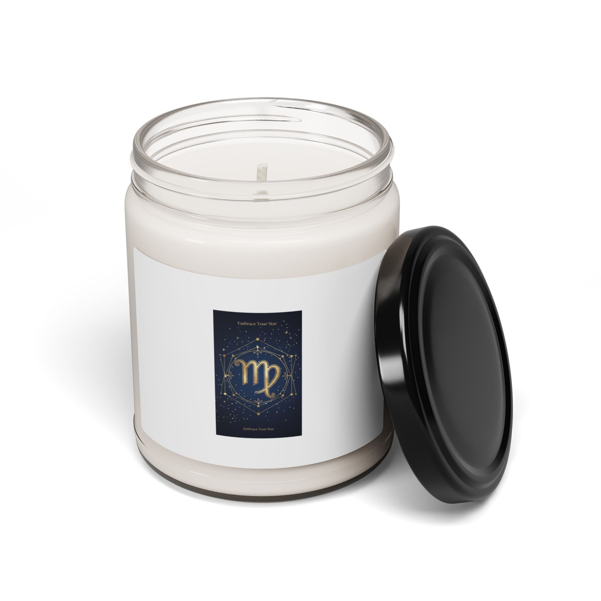 Virgo Constellation Soy Candle, Astrology Celestial Decor