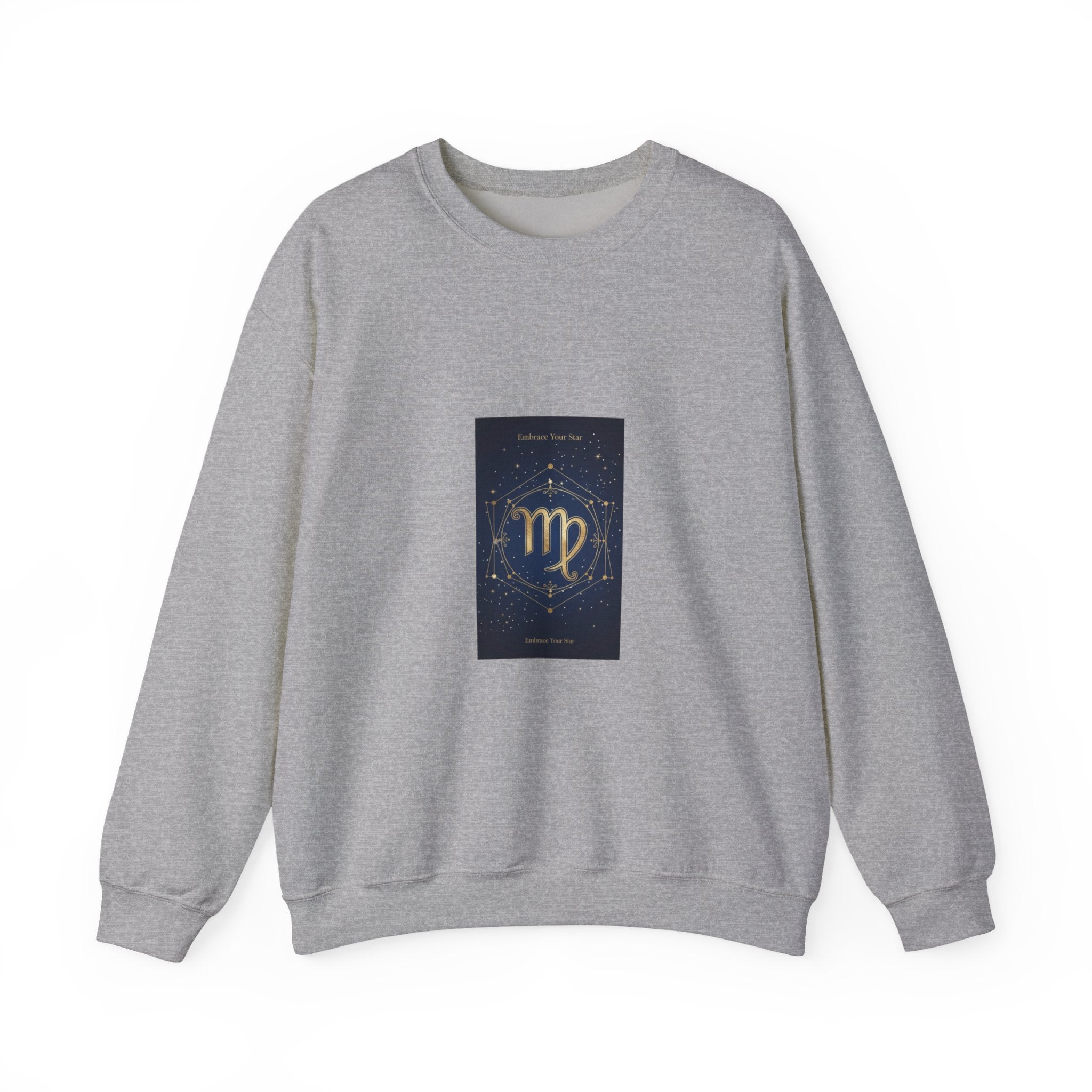 Virgo Constellation Crewneck Sweatshirt | Astrology & Celestial Motif