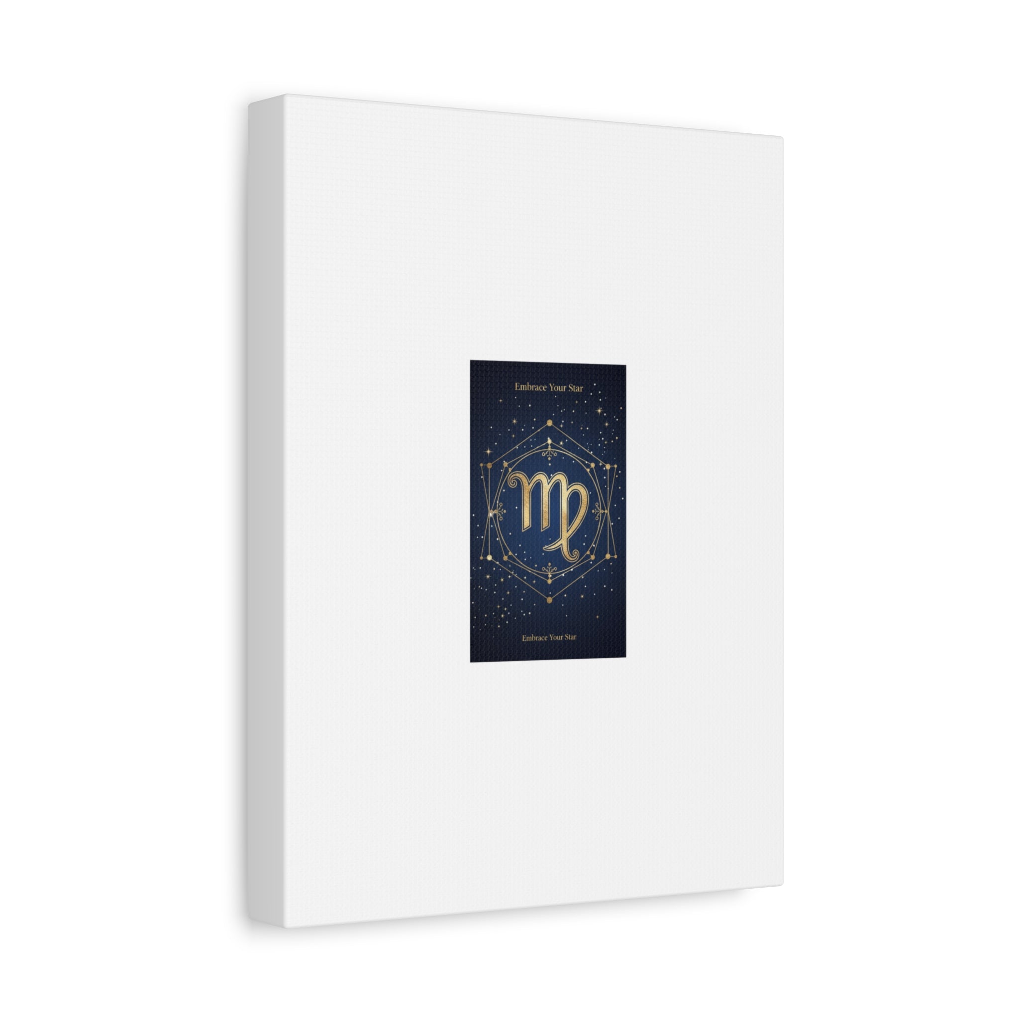 Virgo Zodiac Canvas, Astrology Art Print | Celestial Constellation Wall Decor
