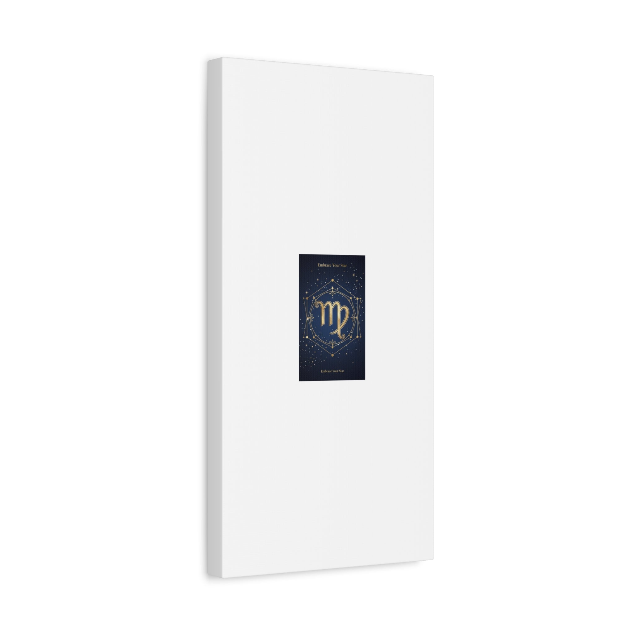 Virgo Zodiac Canvas, Astrology Art Print | Celestial Constellation Wall Decor