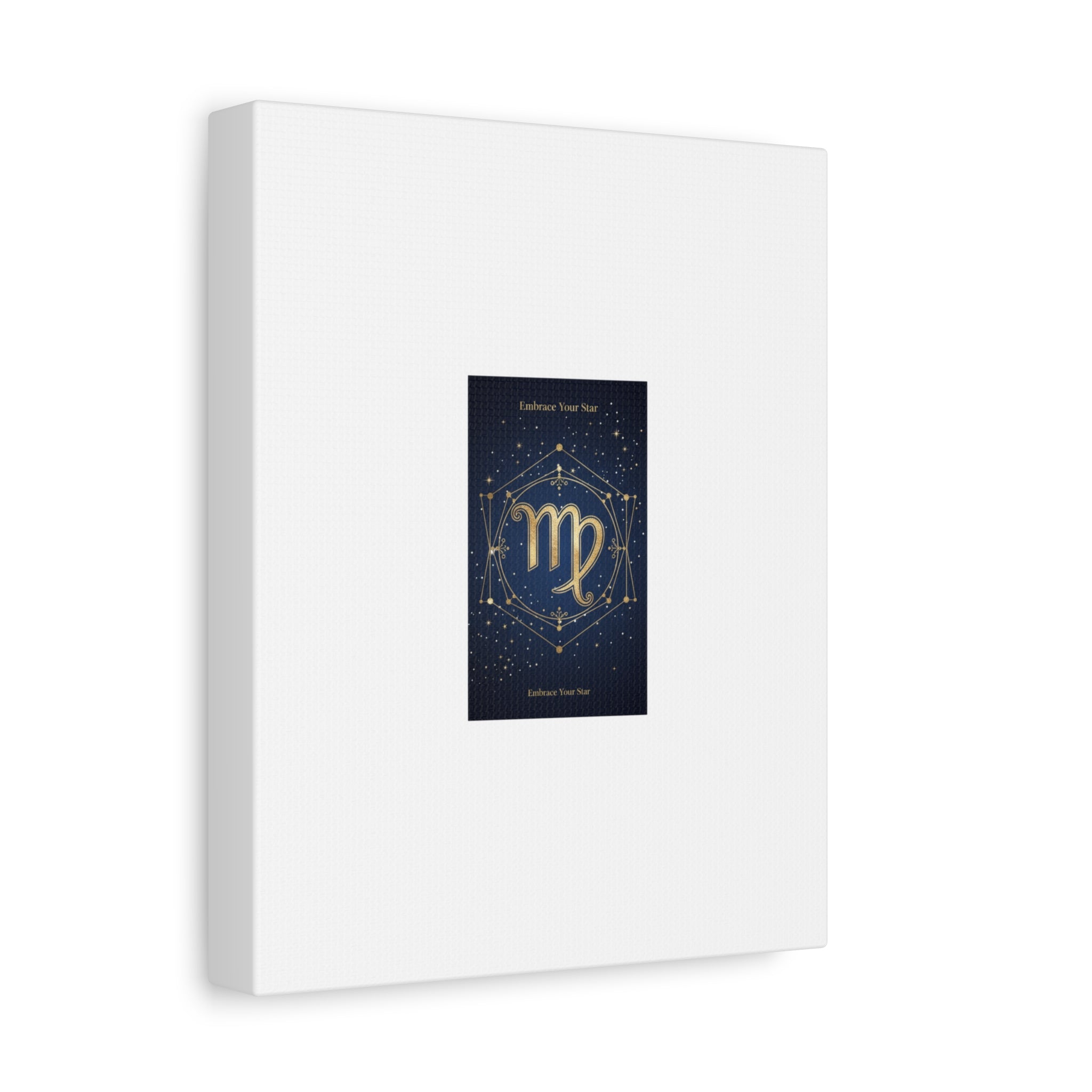 Virgo Zodiac Canvas, Astrology Art Print | Celestial Constellation Wall Decor
