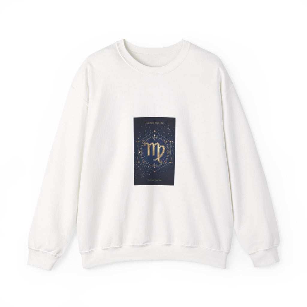 Virgo Constellation Crewneck Sweatshirt | Astrology & Celestial Motif
