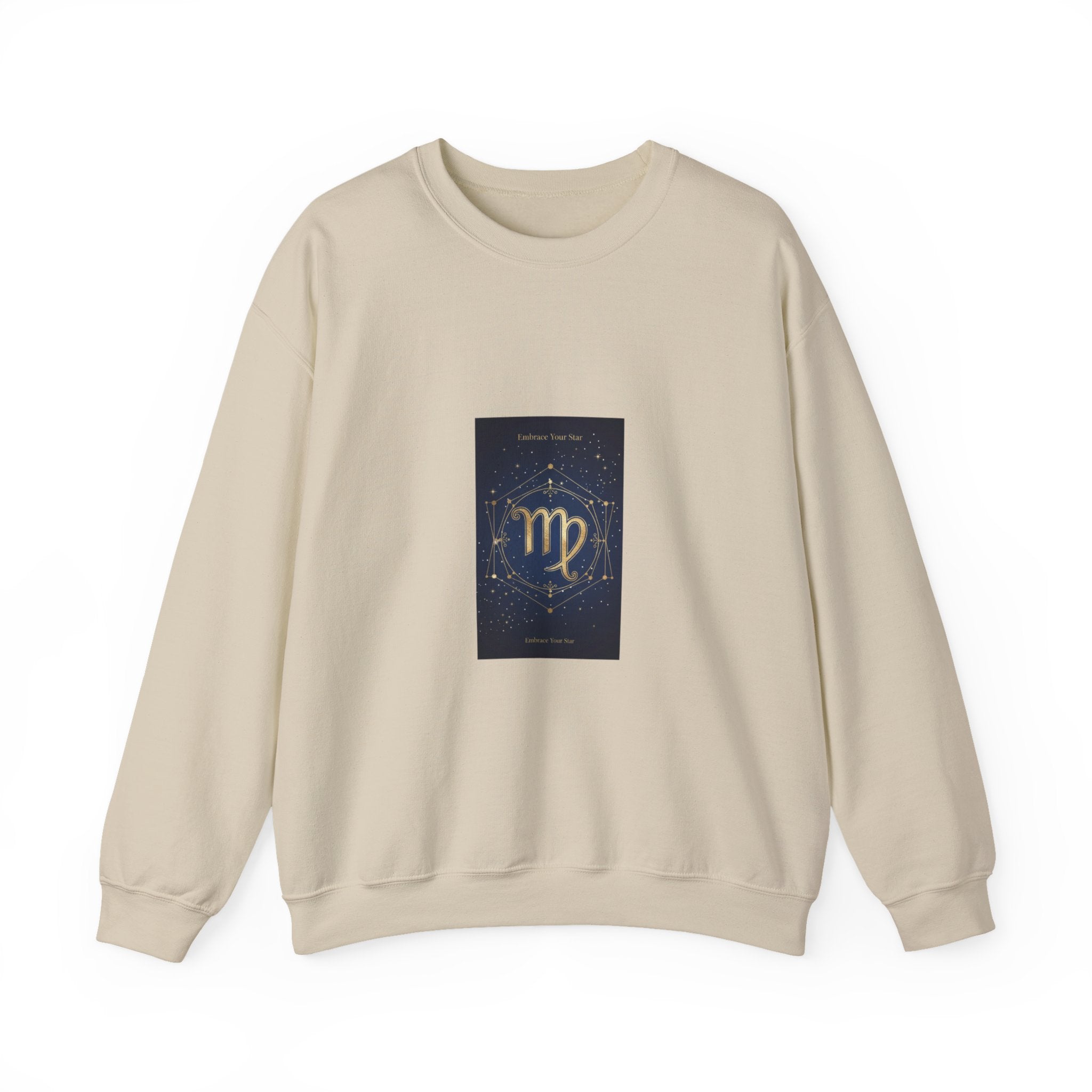 Virgo Constellation Crewneck Sweatshirt | Astrology & Celestial Motif