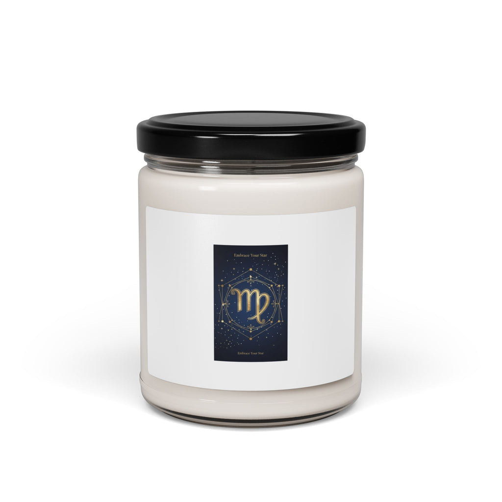 Virgo Constellation Soy Candle, Astrology Celestial Decor
